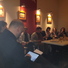 Crònica del #bibglop1: Les biblioteques i el bé comú (10/12/2013), amb Marina&nbsp;Garcés